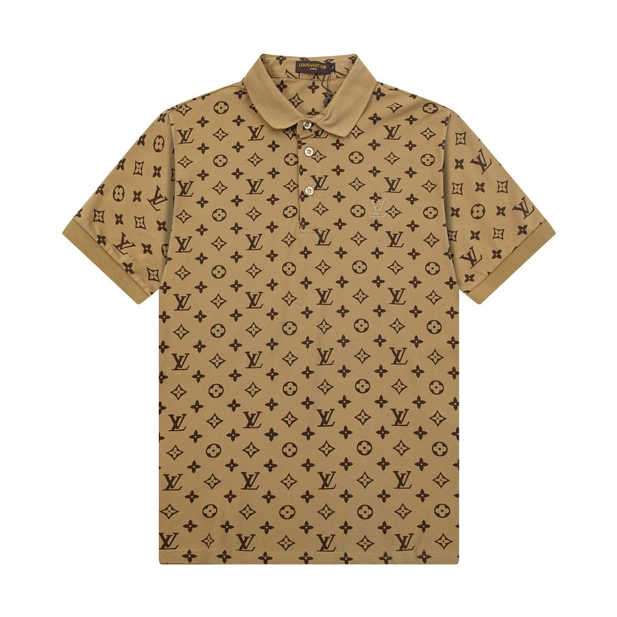 0419 New high-quality lapel polo shirt