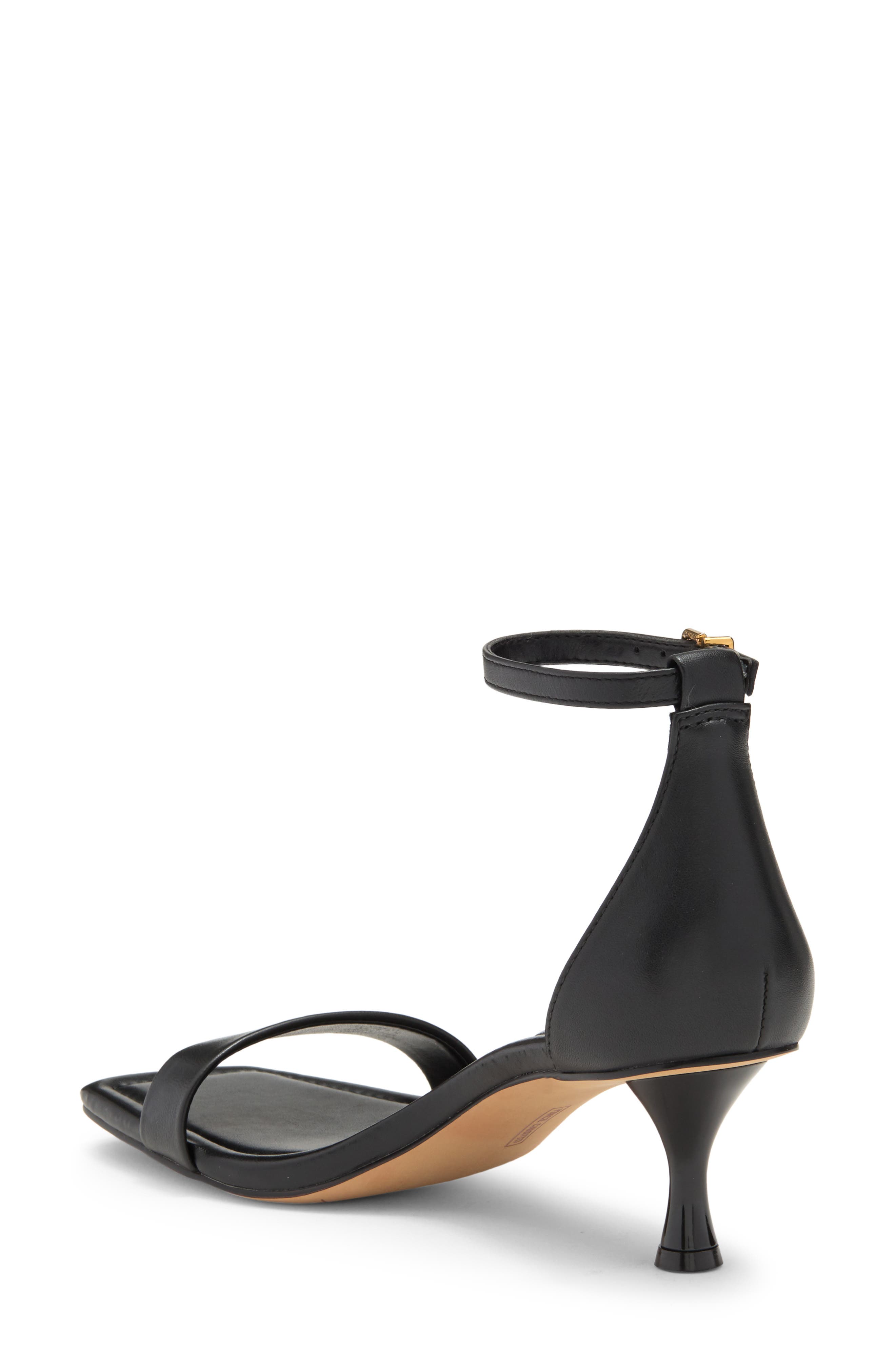 Vince Camuto Vinkely Square Toe Kitten Heel Sandal