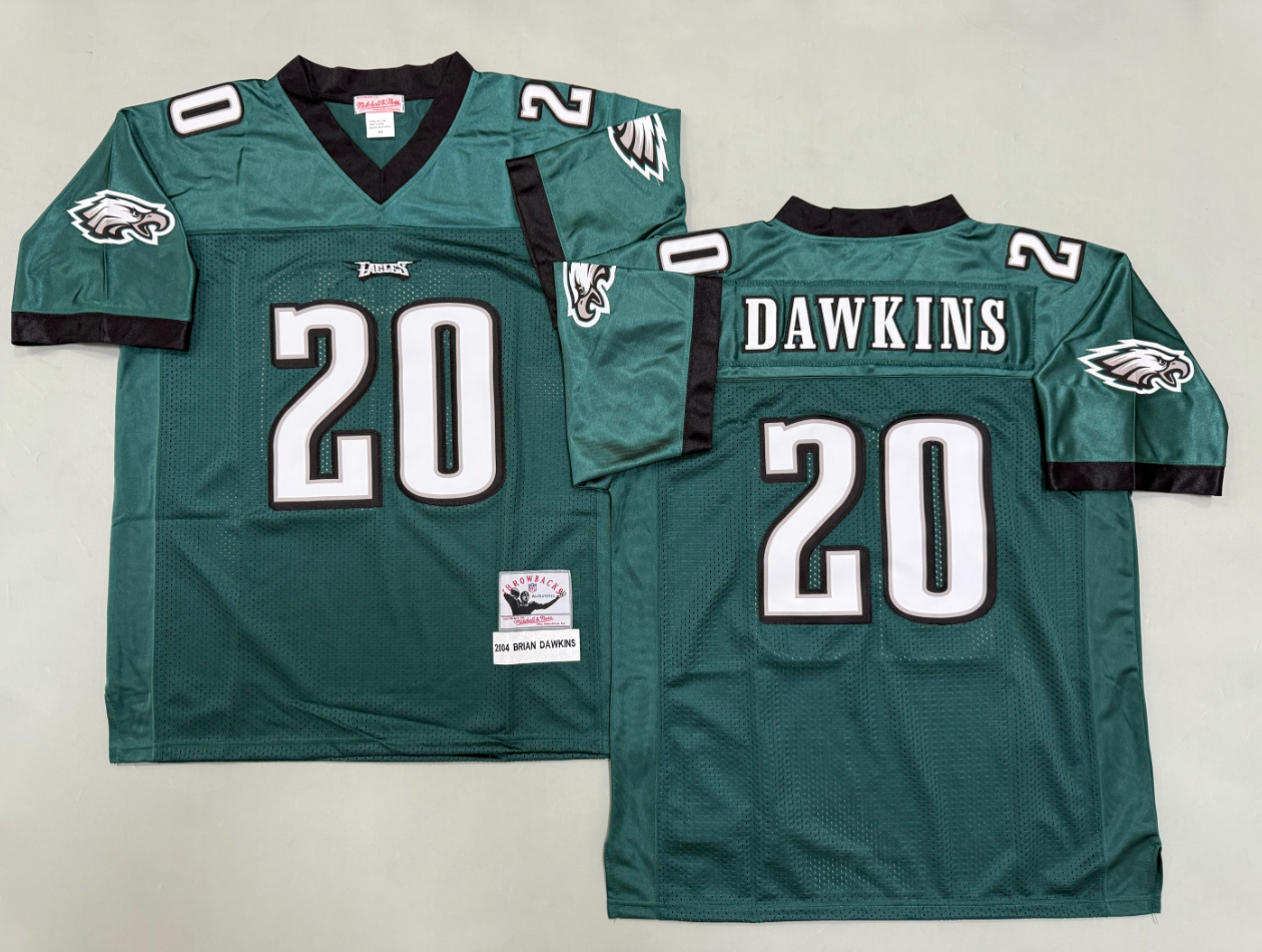 Brian Dawkins Philadelphia Eagles Authentic Throwback Retired Player Jersey