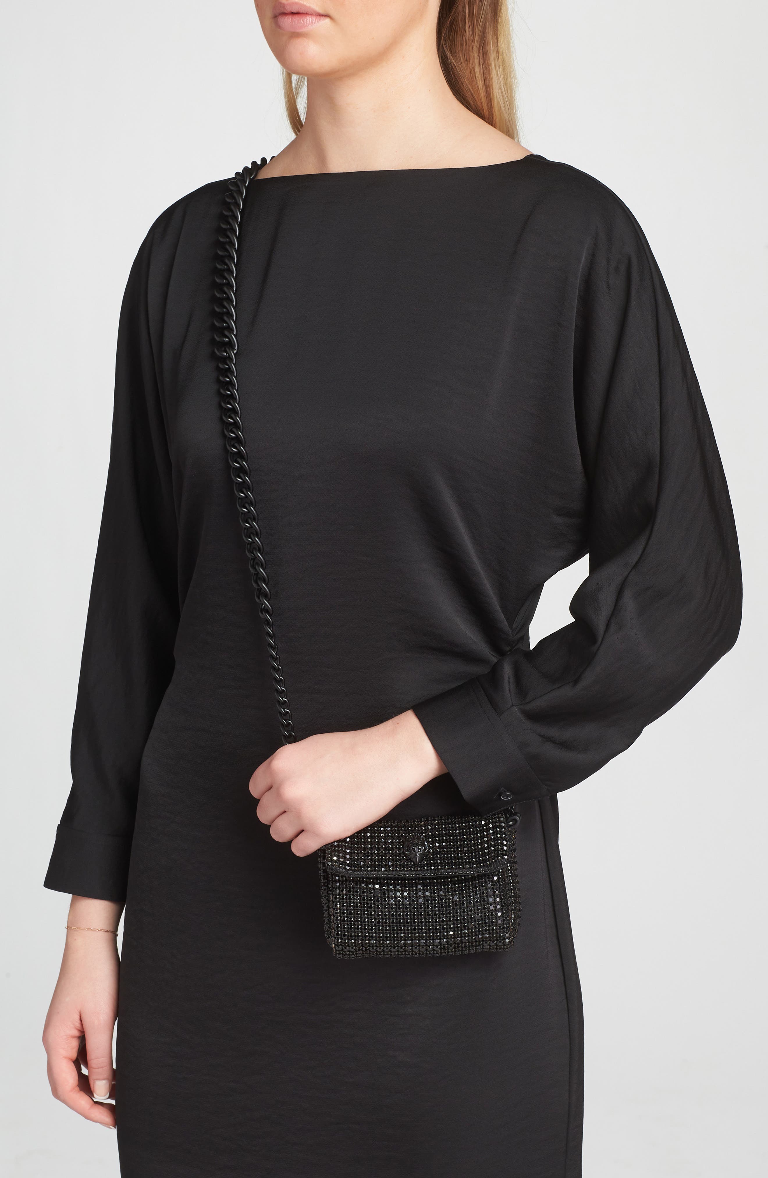 Kurt Geiger London Mini Party Crystal Embellished Crossbody Bag