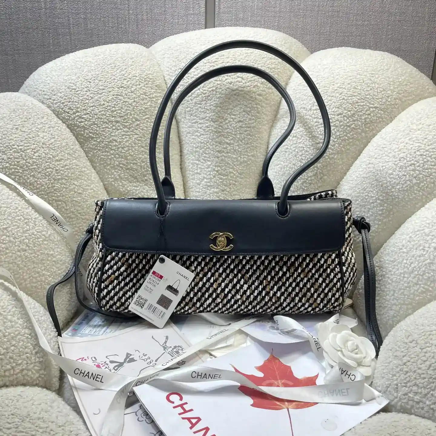 Chanel Black Quilted Leather Top Handle Bag product photo from LabelPicks