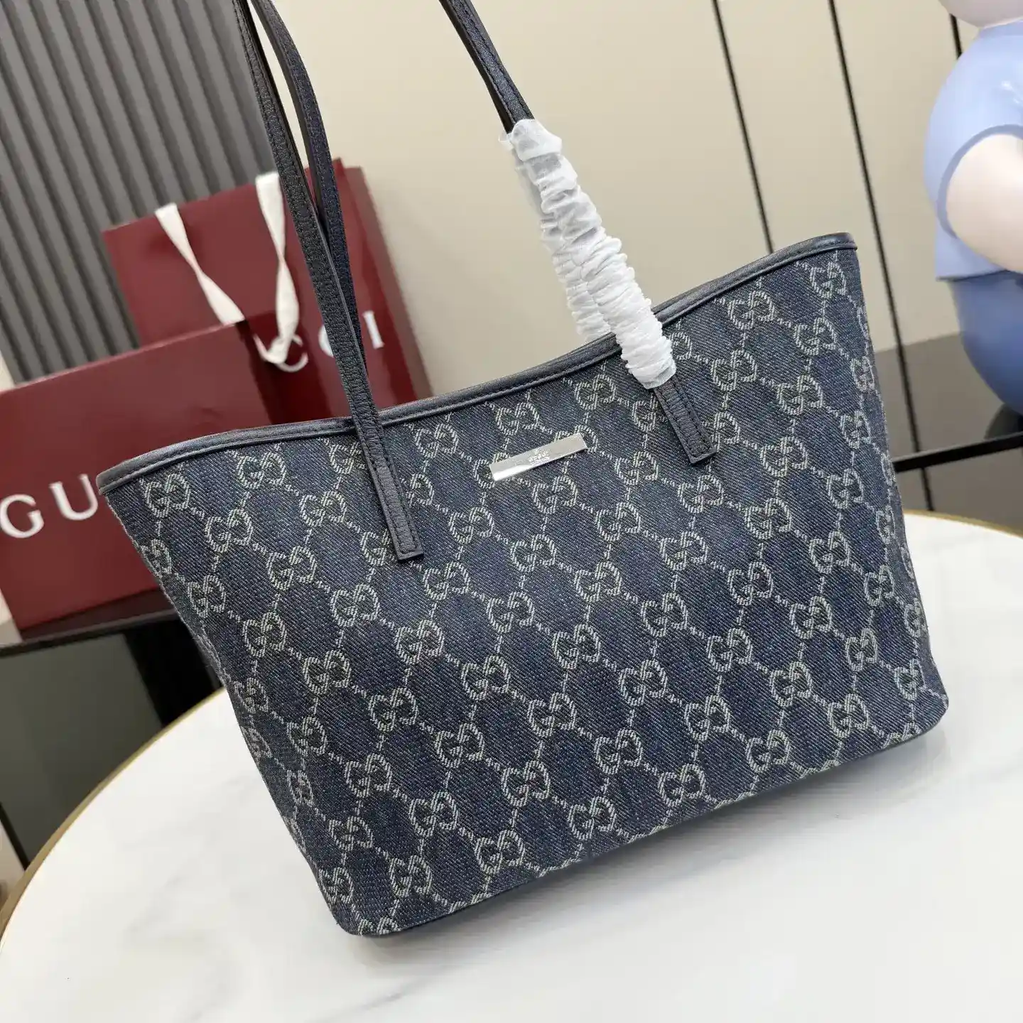 Gucci Blue Generation Nylon Tote Bag product photo from LabelPicks