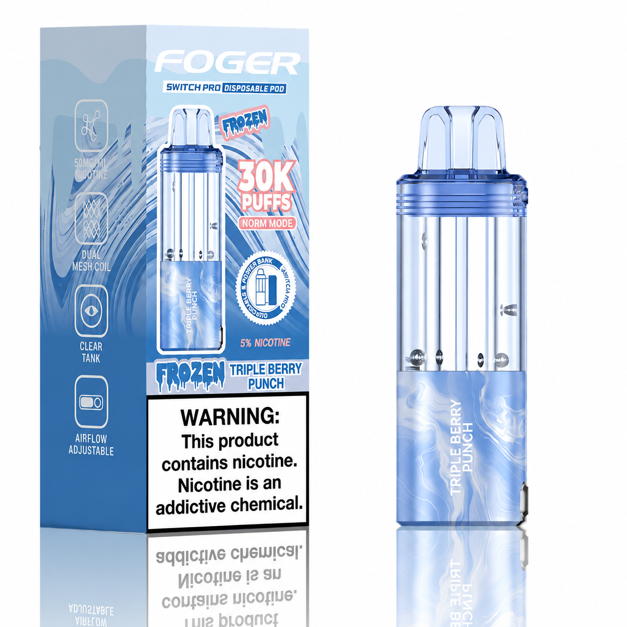 Foger Vape Refill & Pods — Fogger Switch Pro 30K Replacement Pods.