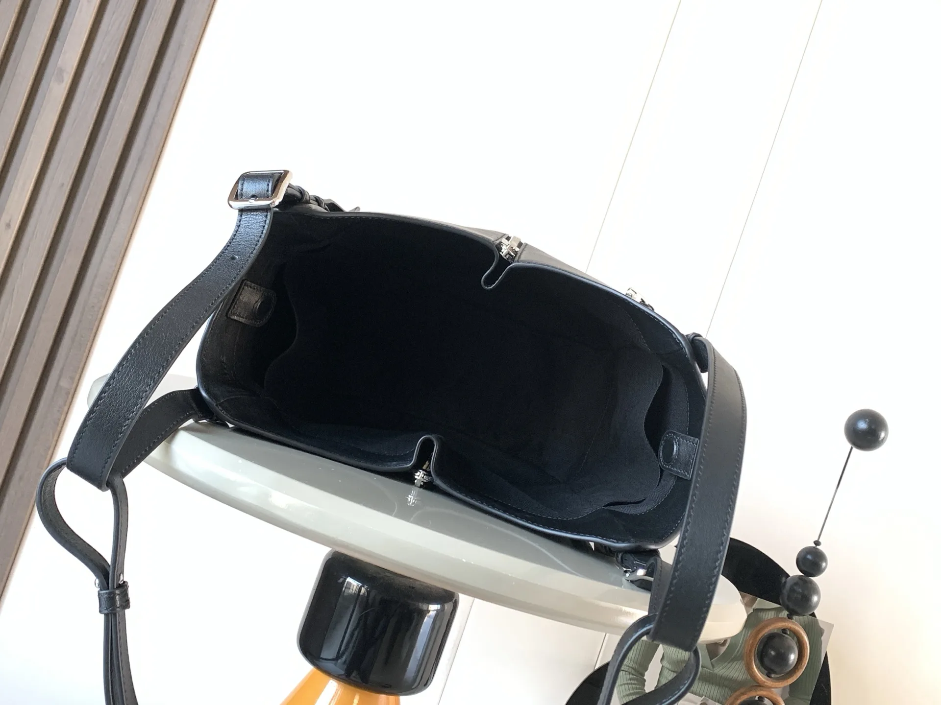 Loewe Hammock Black Calfskin Top Handle Bag product photo from LabelPicks