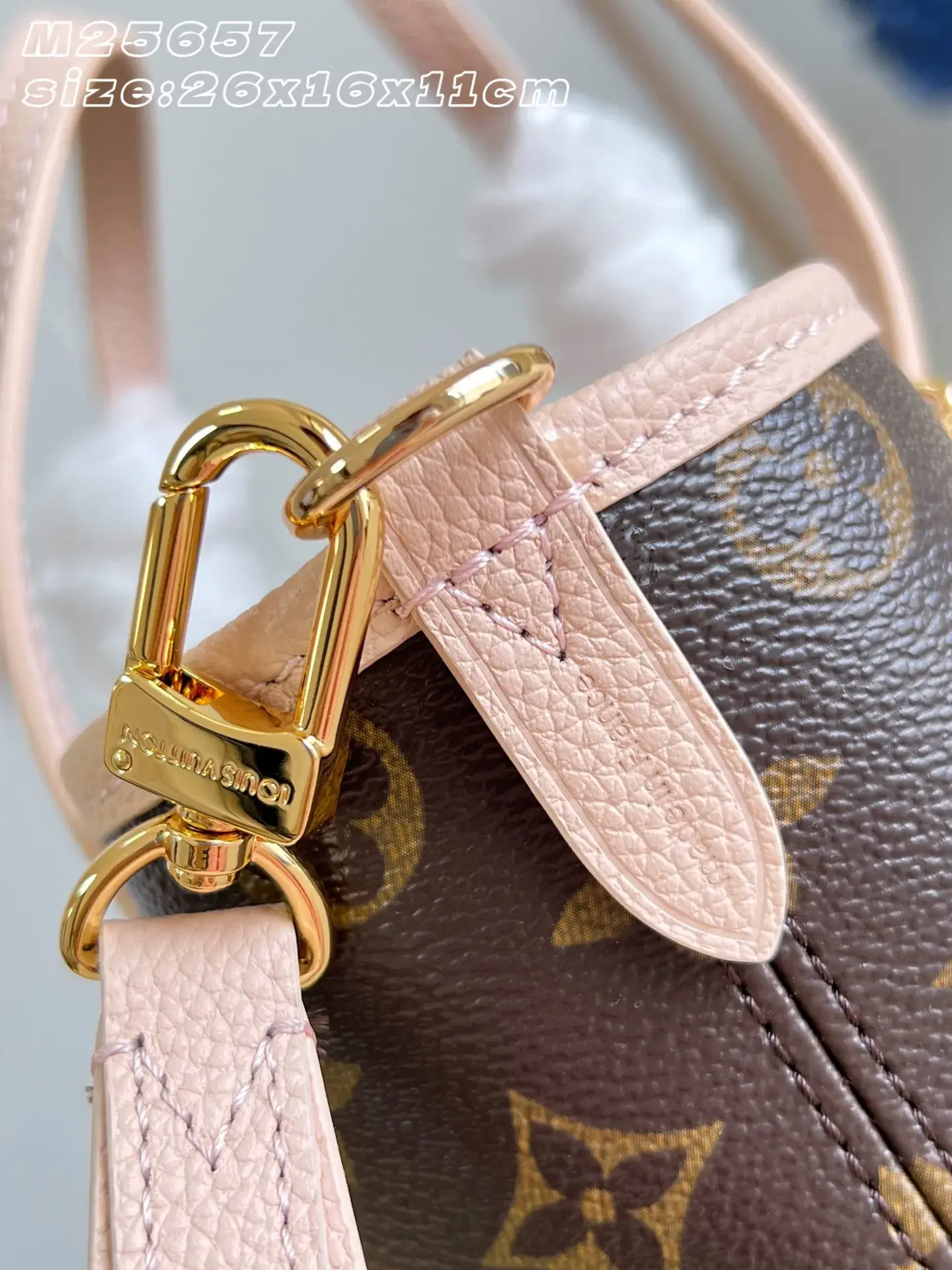 Louis Vuitton Neverfull Gold Grained Leather Tote Bag product photo from LabelPicks