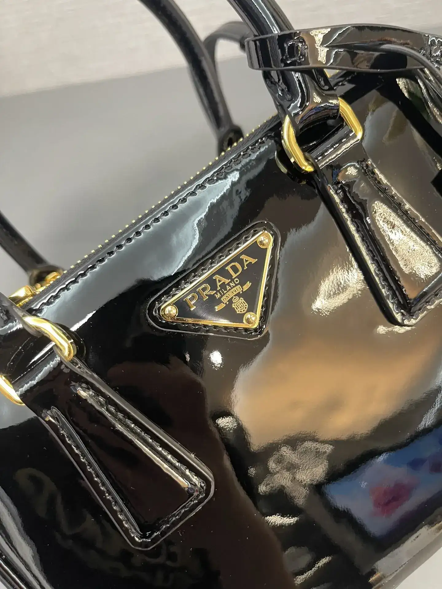 Prada Grained Leather Galleria Top Handle Bag product photo from LabelPicks