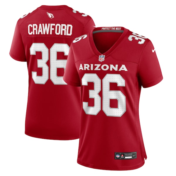 Kitan Crawford Arizona Cardinals Nike Women's Team Game Jersey -  Cardinal