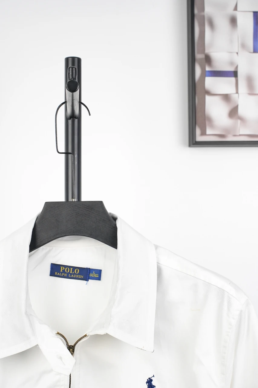 Ralph Lauren White Pony Embroidered Stand Collar Jacket product photo from LabelPicks