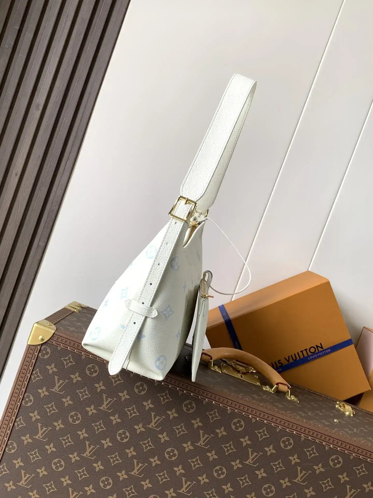 Louis Vuitton White Calfskin Shoulder Bag product photo from LabelPicks