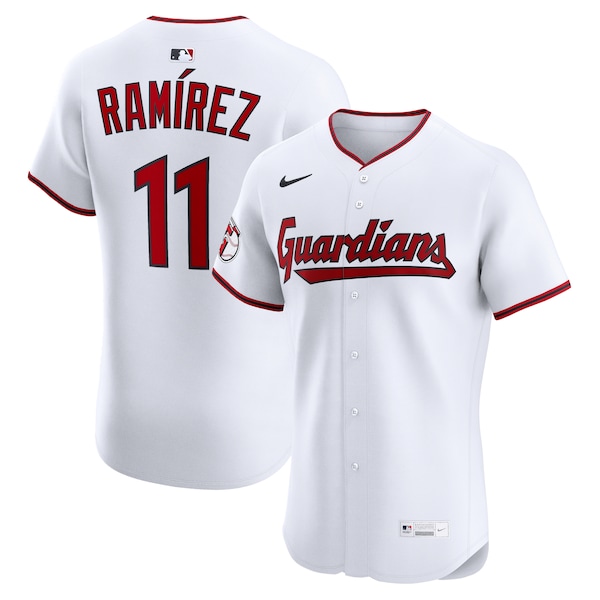 José Ramírez Cleveland Guardians Nike Home Elite Jersey - White