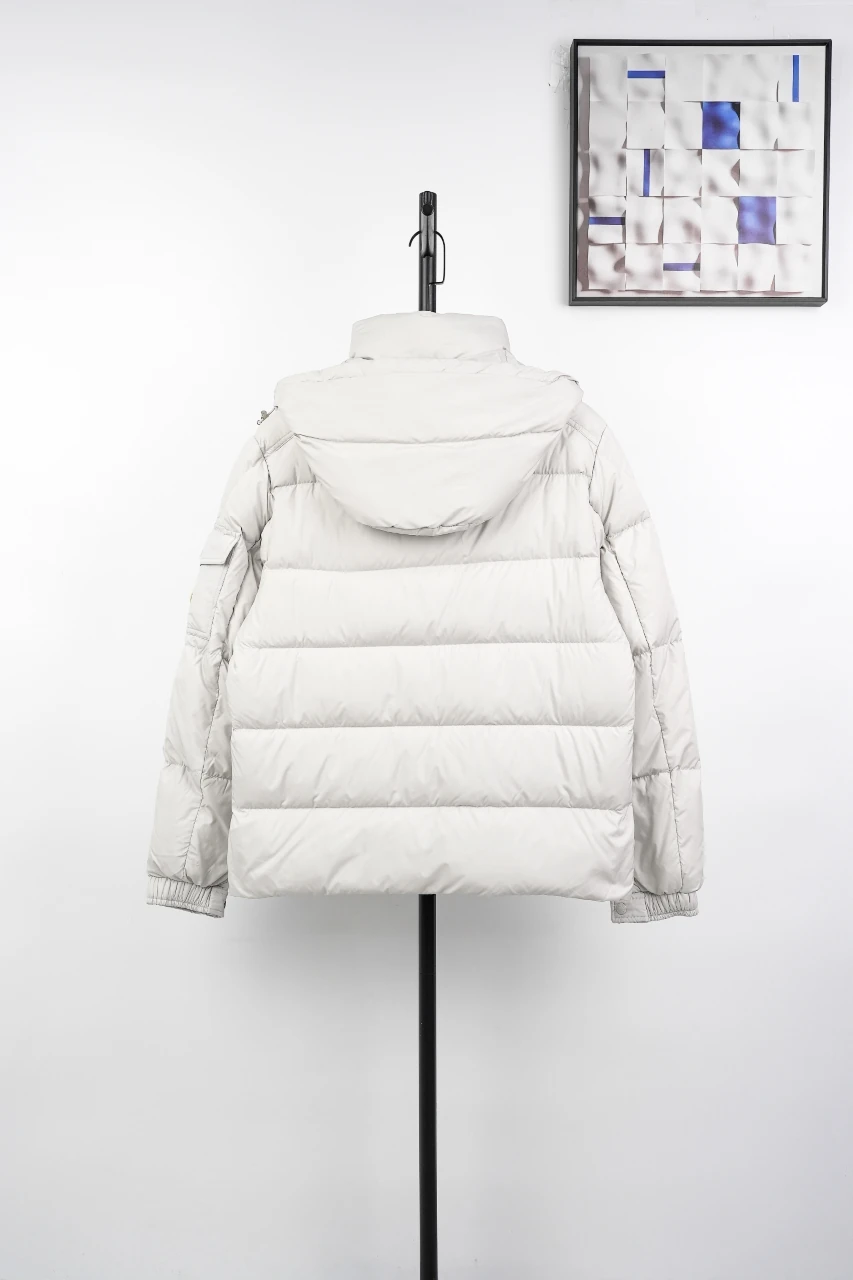 Moncler White Matte Maya70 Hooded Down Jacket product photo from LabelPicks