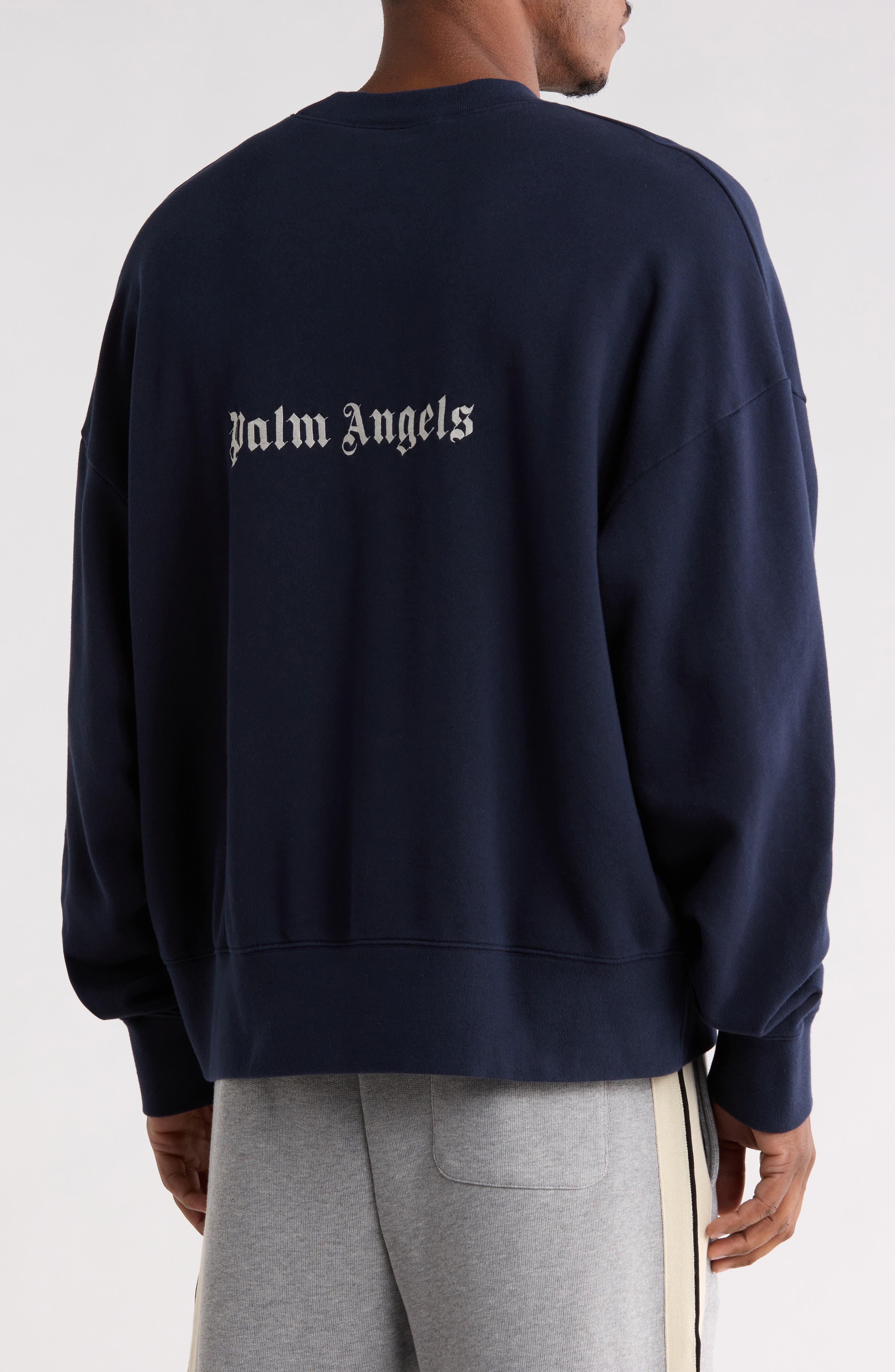 Palm Angels Logo Crewneck Sweatshirt