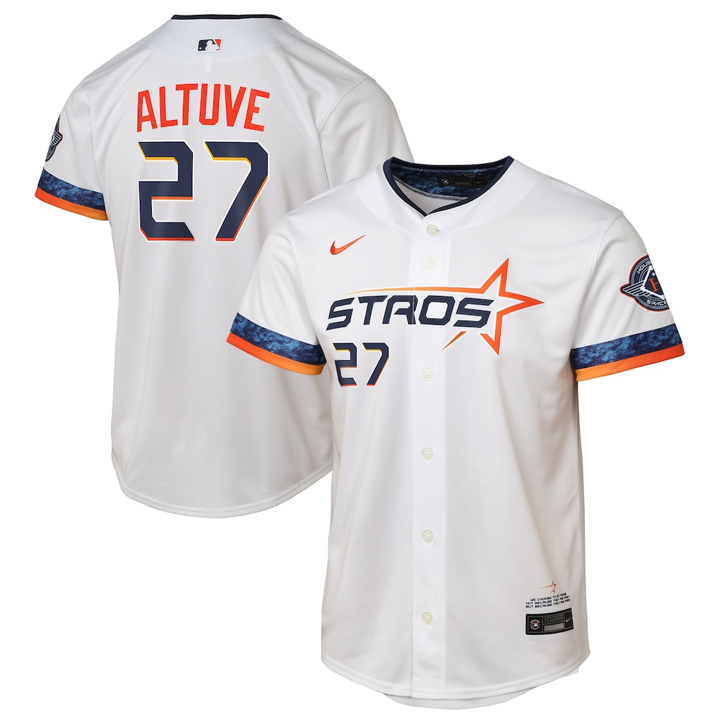Jose Altuve Houston Astros Nike Youth 2025 City Connect Limited Player Jersey - White
