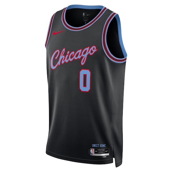 Coby White Chicago Bulls Nike Unisex 2025/26 Swingman Jersey - Black - City Edition