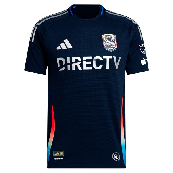 San Diego FC adidas 2025 State of Flow Authentic Custom Jersey - Navy