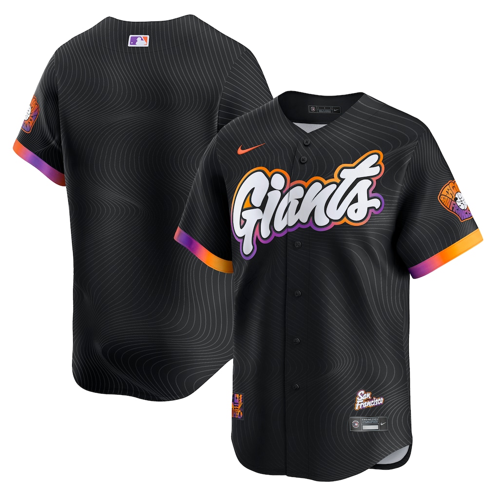 San Francisco Giants Nike 2025 City Connect Limited Jersey - Anthracite