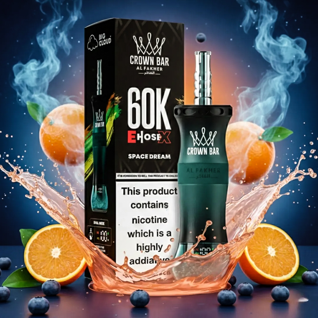 Al Fakher Crown Bar E Hose X 60K Disposable Vape (5%, 60000 Puffs)