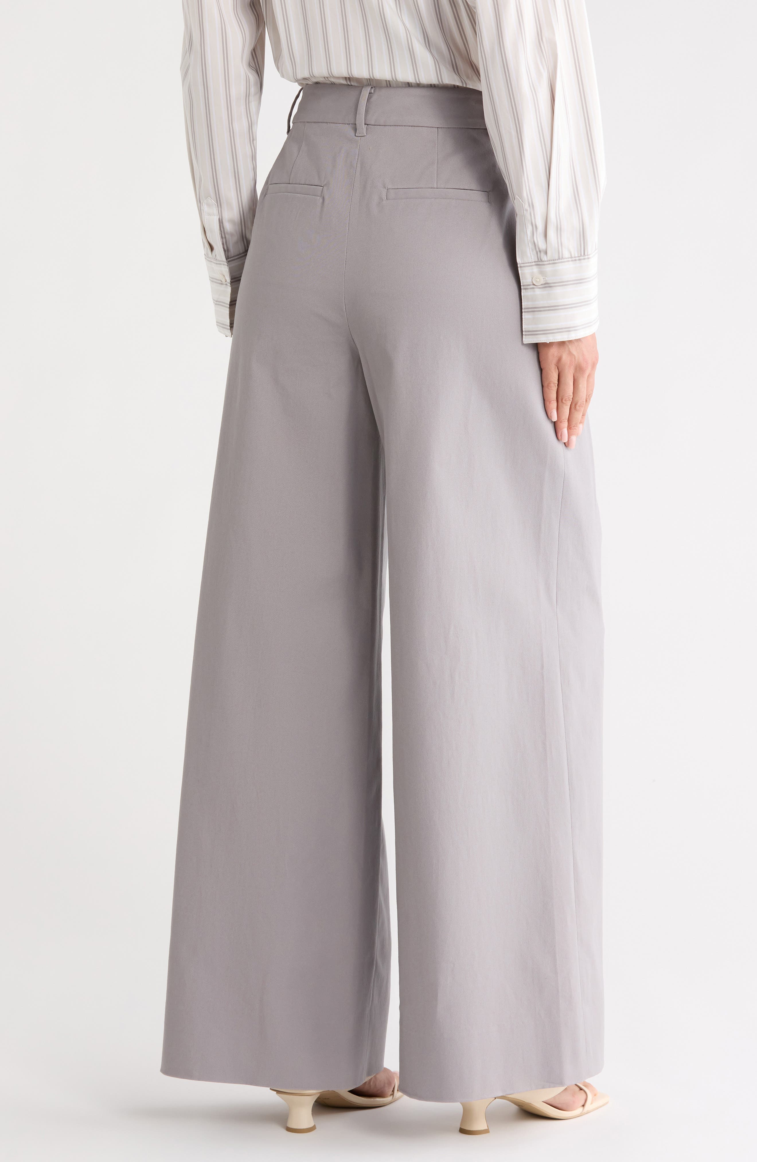 Derek Lam 10 Crosby Juliana Wide Leg Pleated Pants