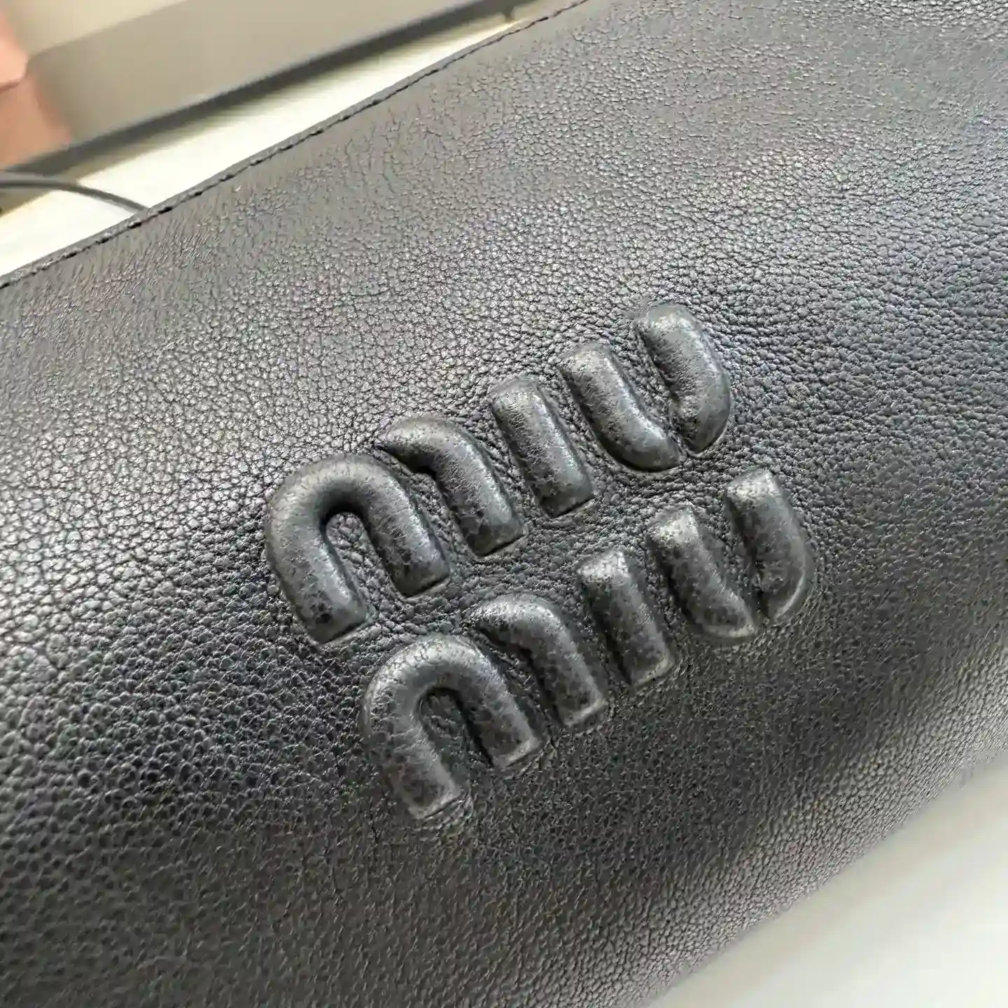 Miu Miu Black Lambskin Top Handle Bag product photo from LabelPicks
