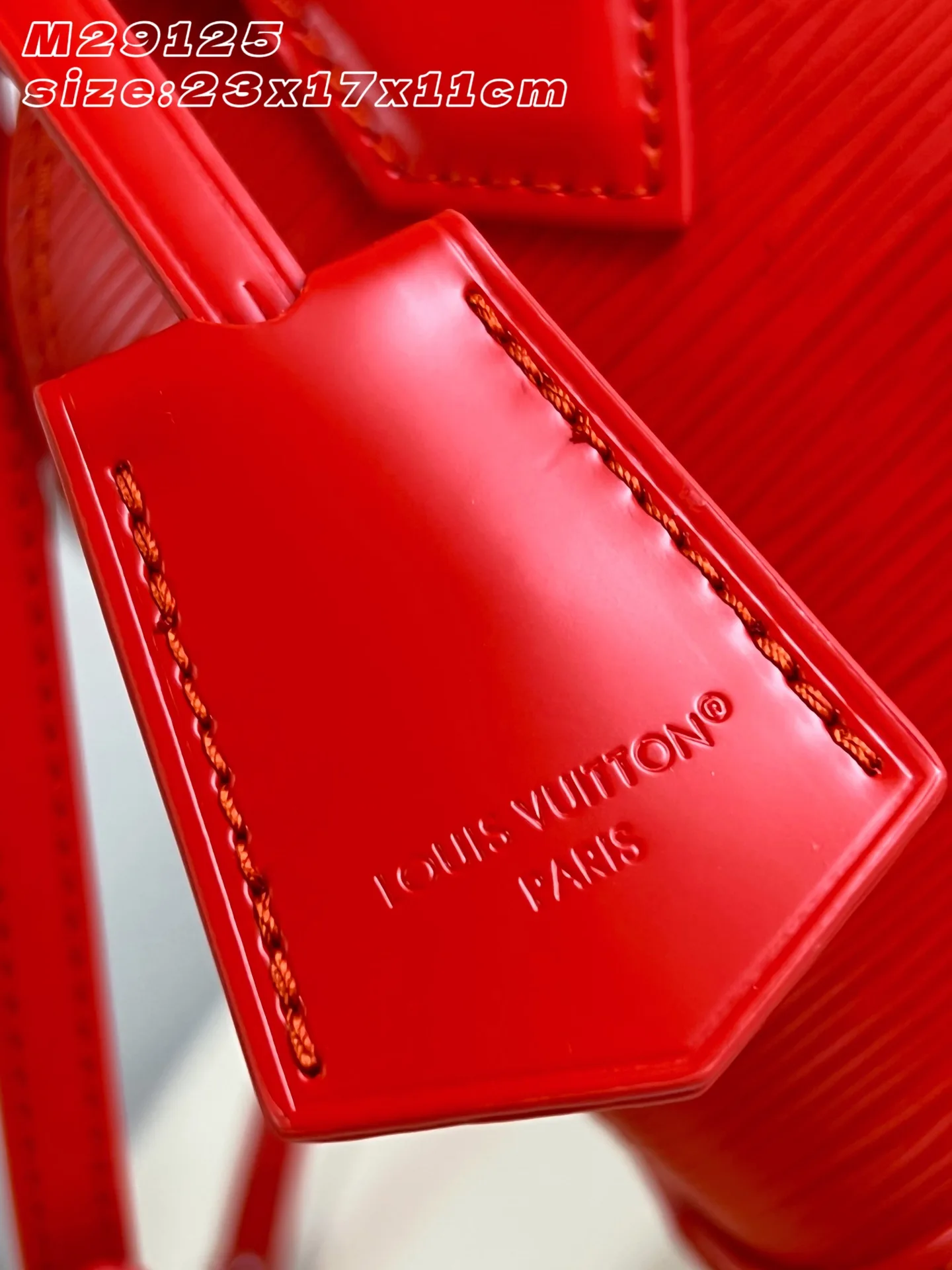 Louis Vuitton Red Alma Top Handle Bag product photo from LabelPicks