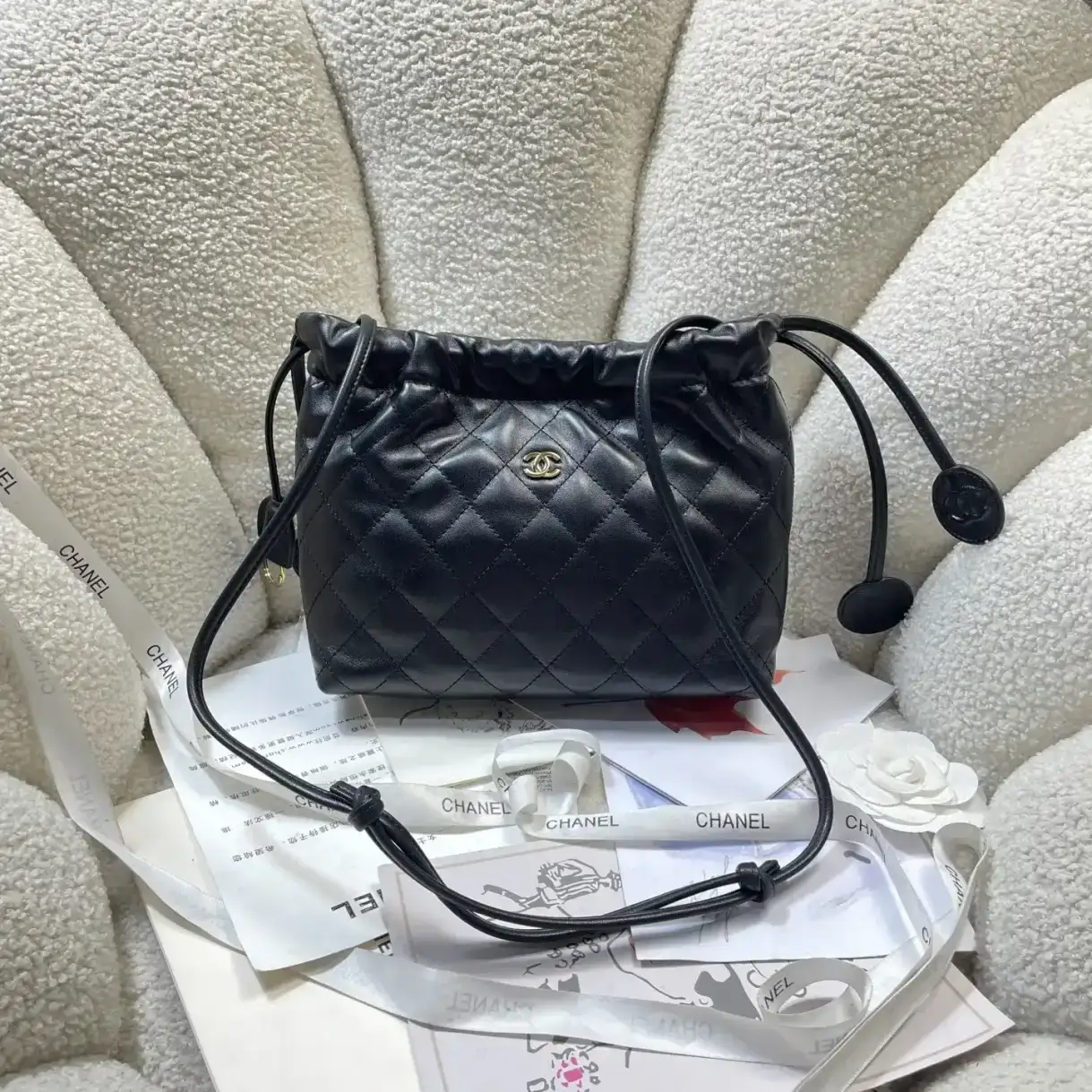 Chanel Quilted Leather Bucket Bag product photo from LabelPicks