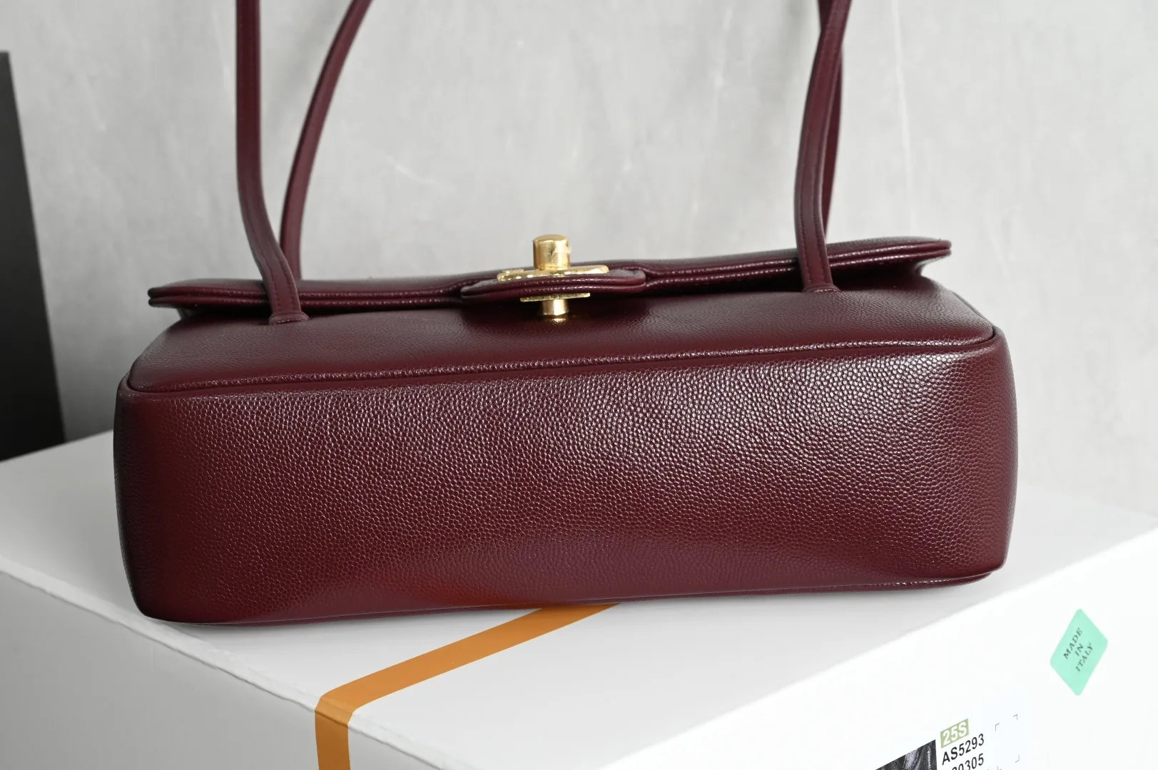 Chanel Burgundy Calfskin Shoulder Bag product photo from LabelPicks