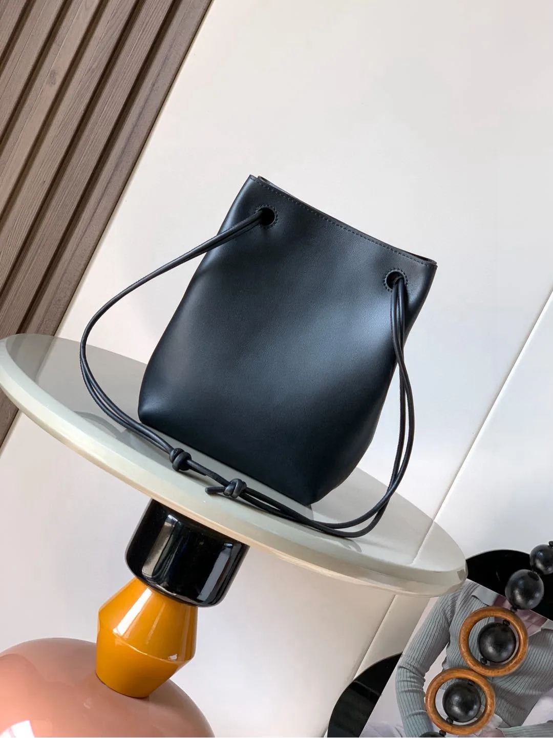Loewe Black Calfskin Bucket Bag product photo from LabelPicks
