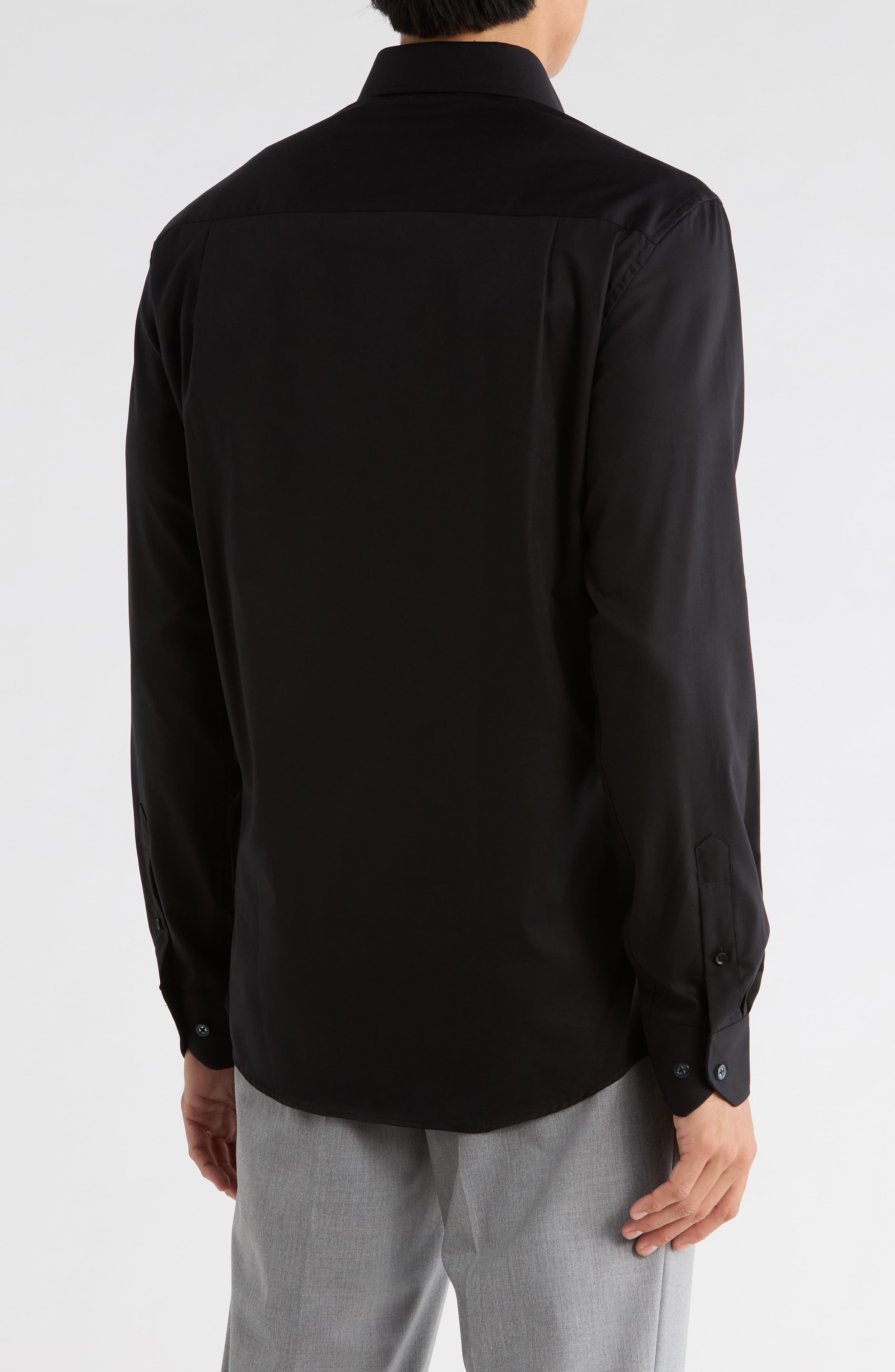 Duchamp Solid Slim Fit Dress Shirt