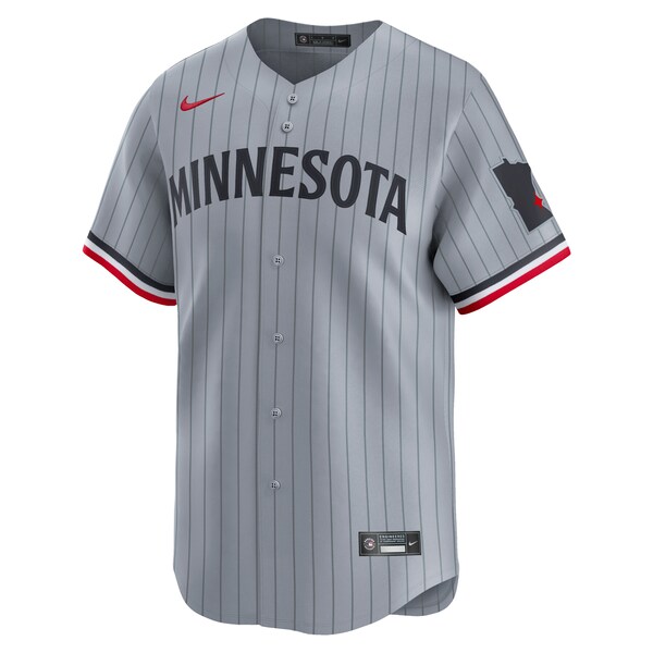 Minnesota Twins Nike Road Limited Jersey – Gray