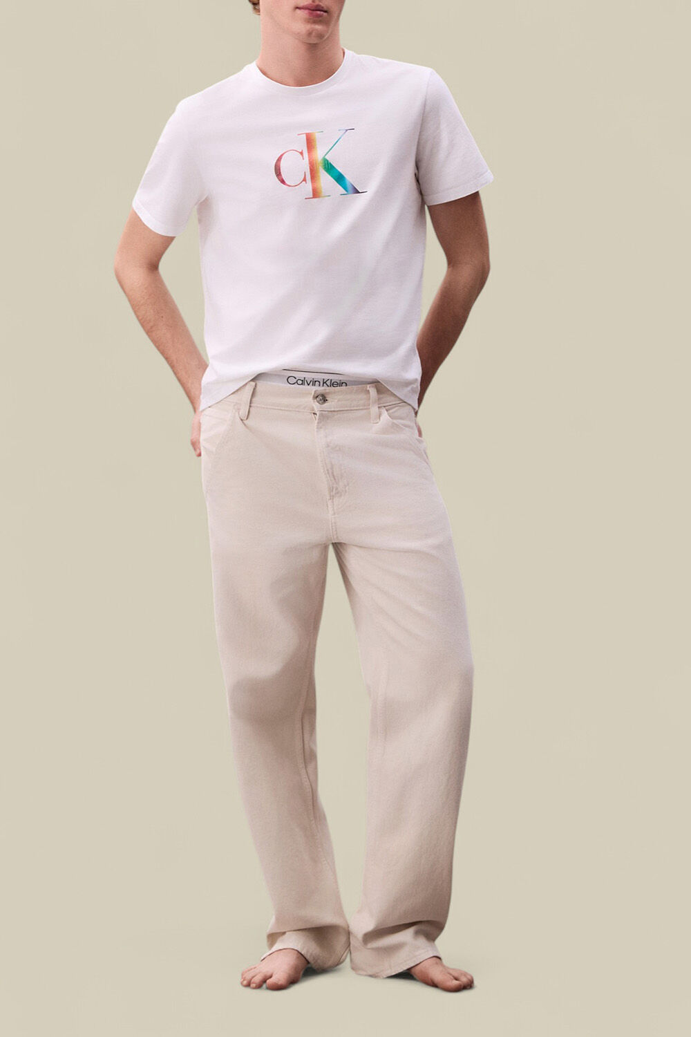 CALVIN KLEIN חולצת טי