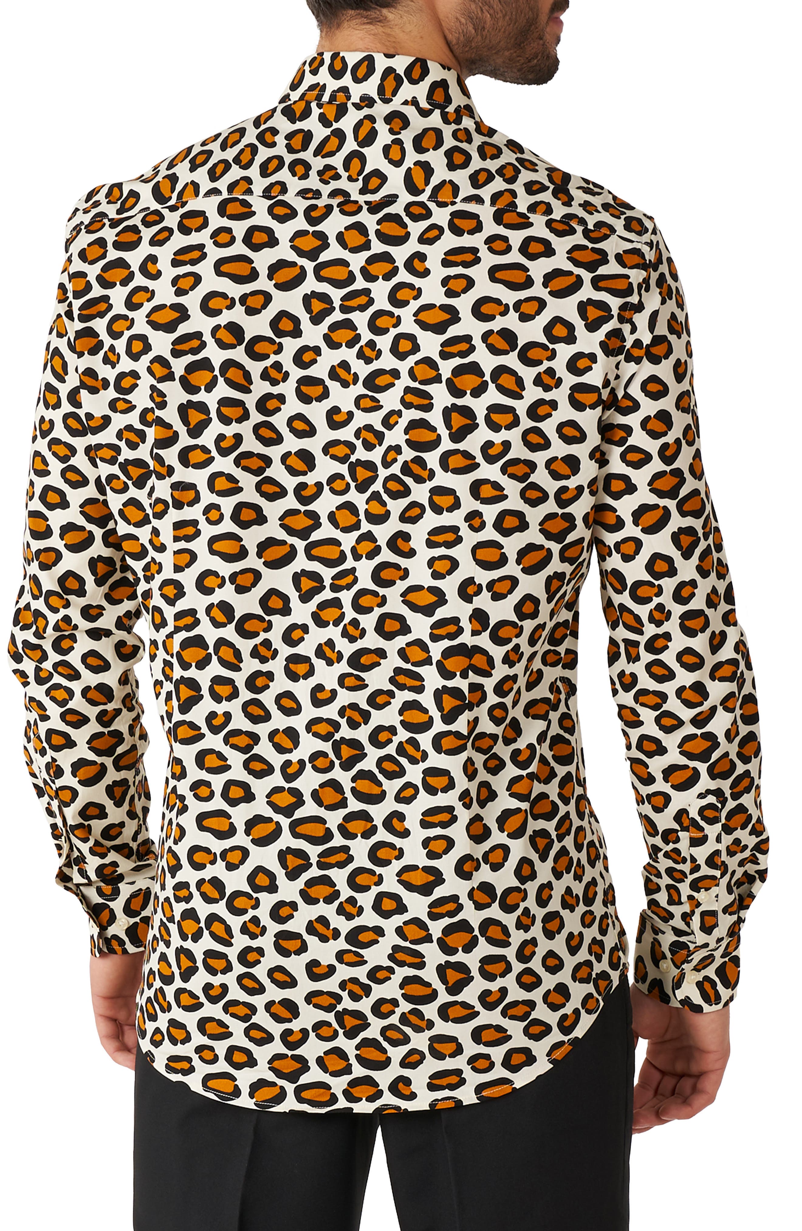 OppoSuits The Jag Trim Fit Button-Up Shirt