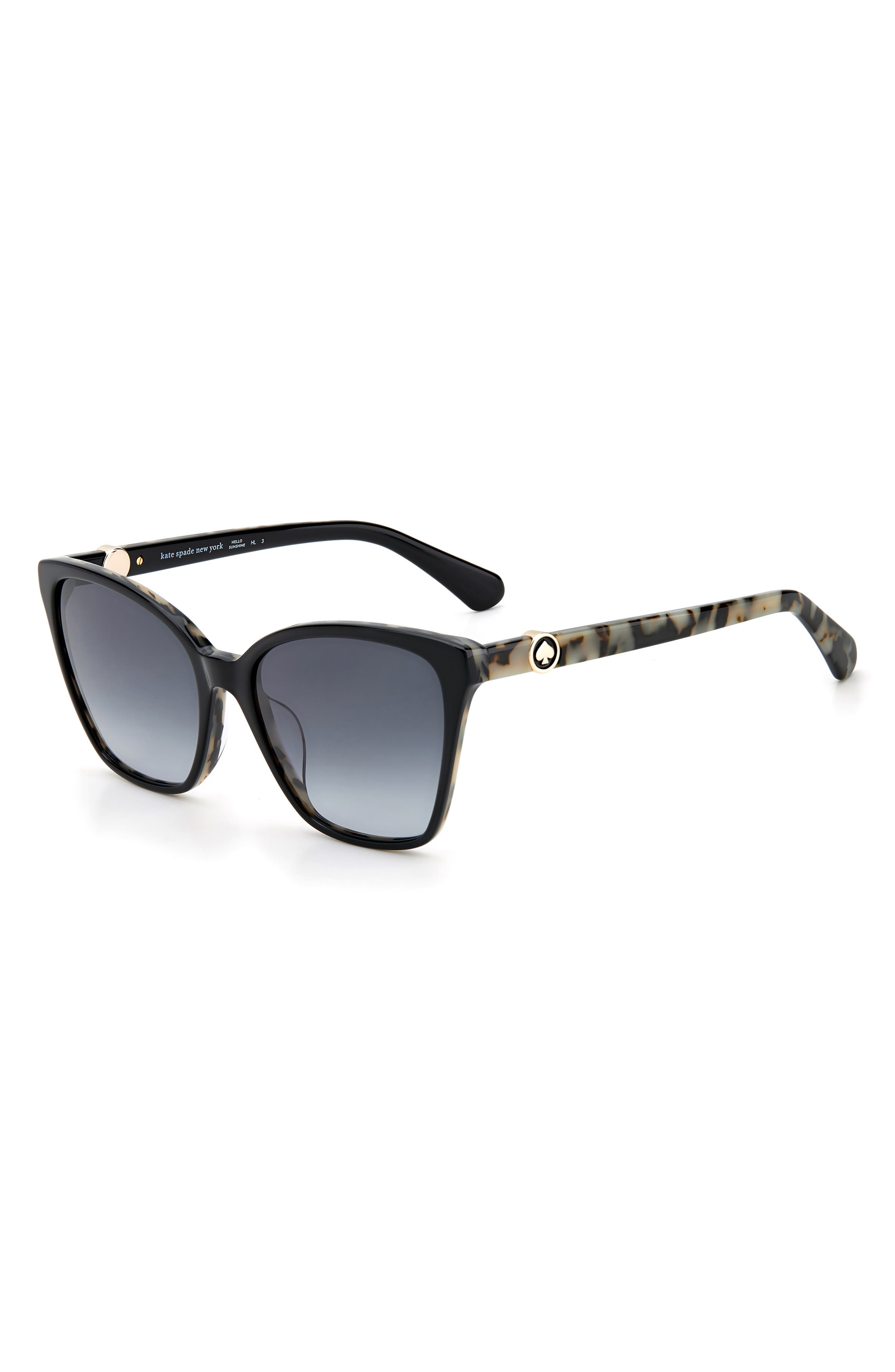 Kate Spade New York amiyah 56mm gradient cat eye sunglasses