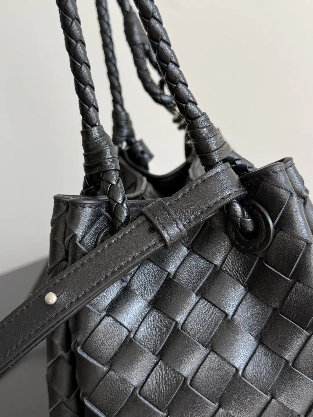 Bottega Veneta Pink Andiamo Top Handle Bag product photo from LabelPicks