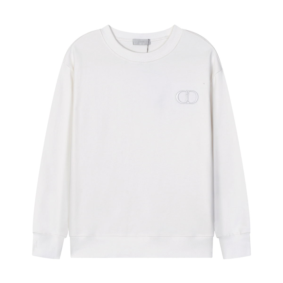 Casual Letter Embroidery Print Long Sleeve Sweatshirt