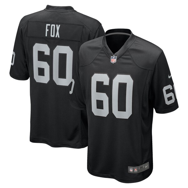 Tomari Fox Las Vegas Raiders Nike Team Game Jersey -  Black