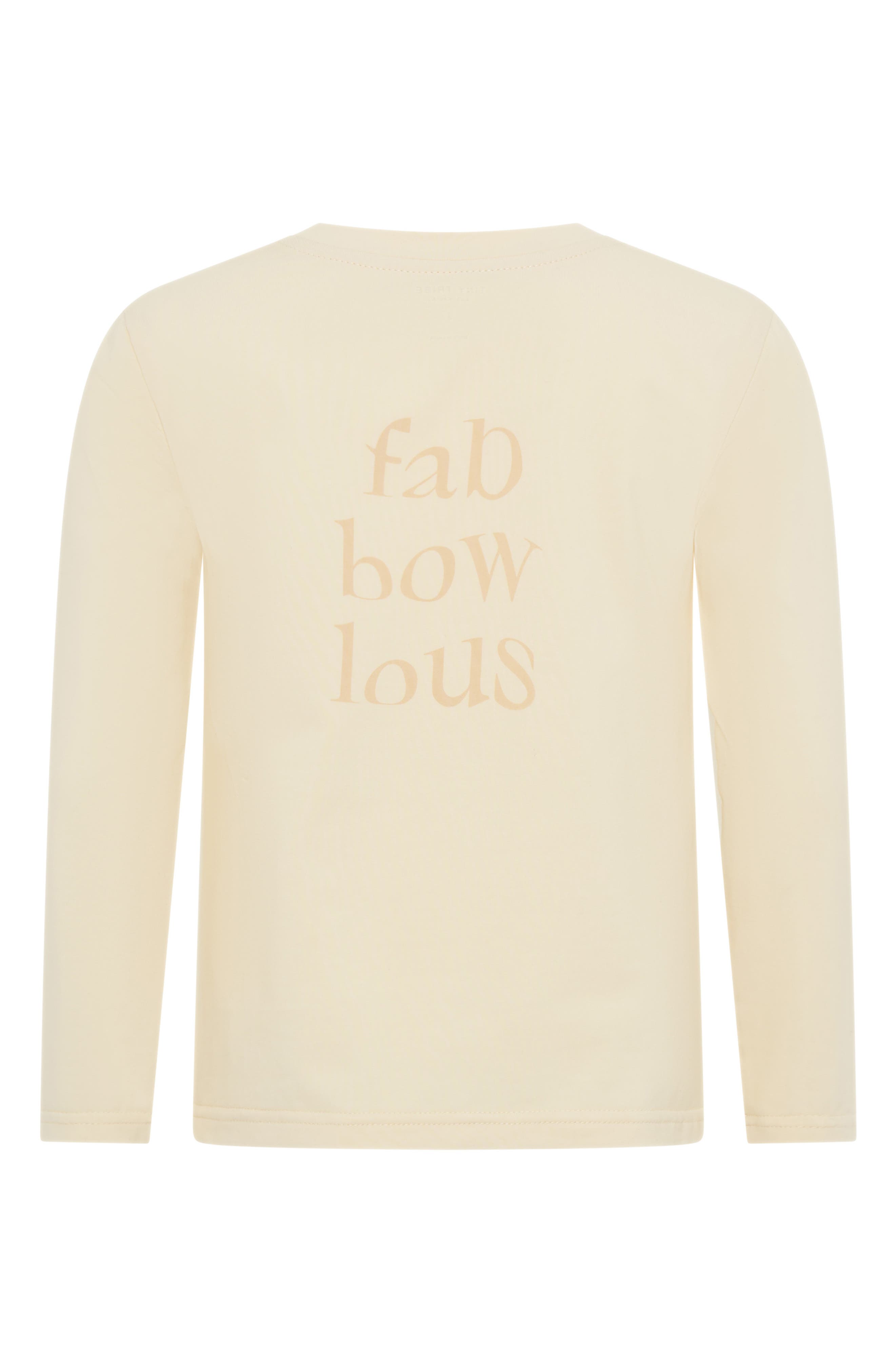TINY TRIBE Kids' Fabbowlous Long Sleeve Stretch Cotton T-Shirt
