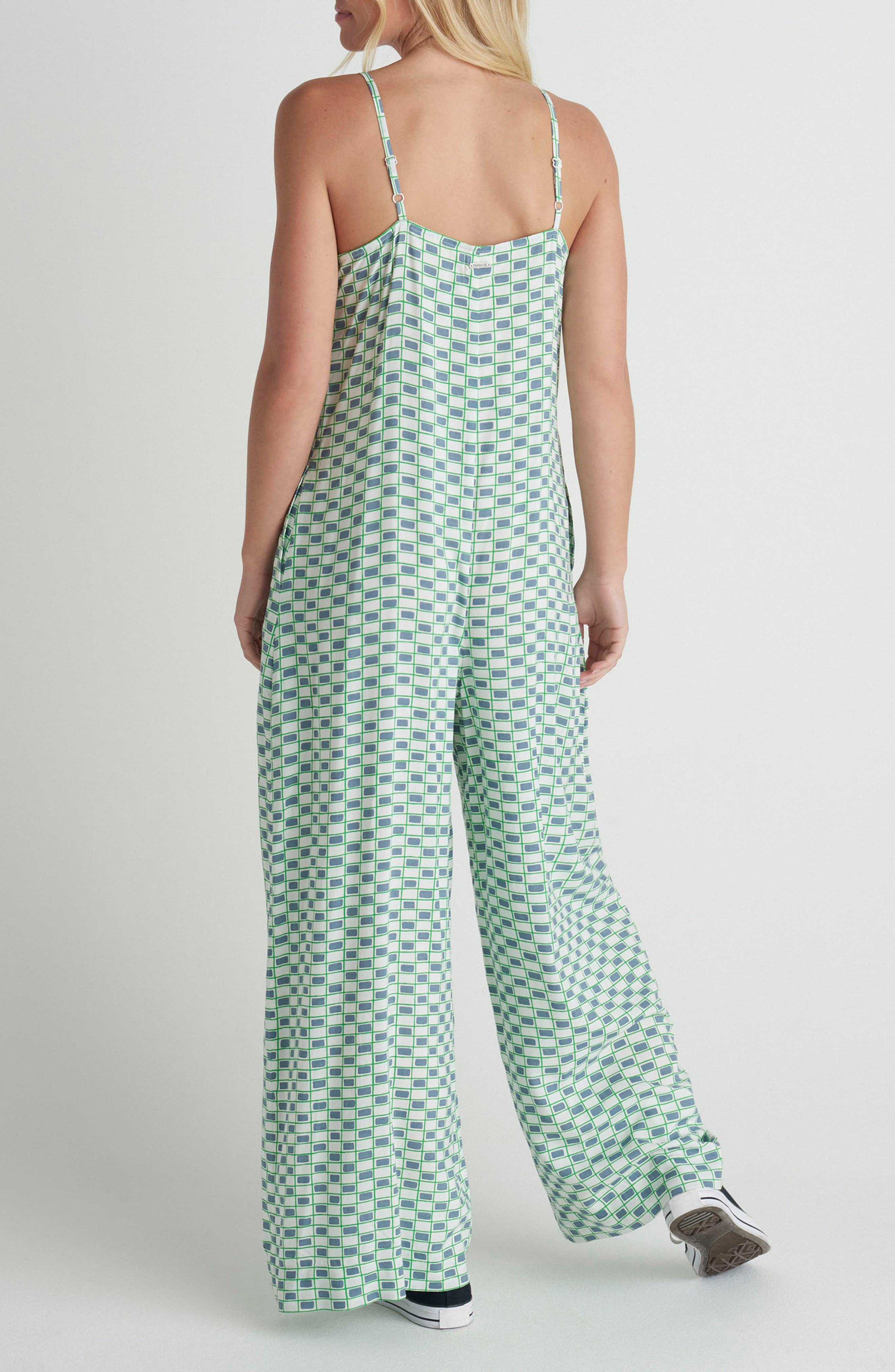 Hurley Venice Check Jumpsuit
