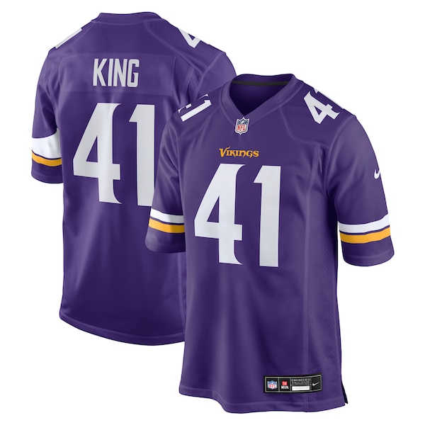 Kobe King Minnesota Vikings Nike Team Game Jersey -  Purple