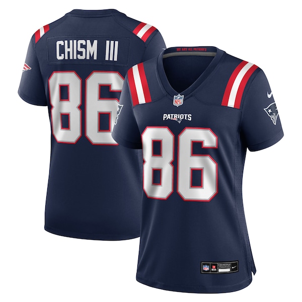 Efton Chism III New England Patriots Nike Women's Team Game Jersey -  Navy