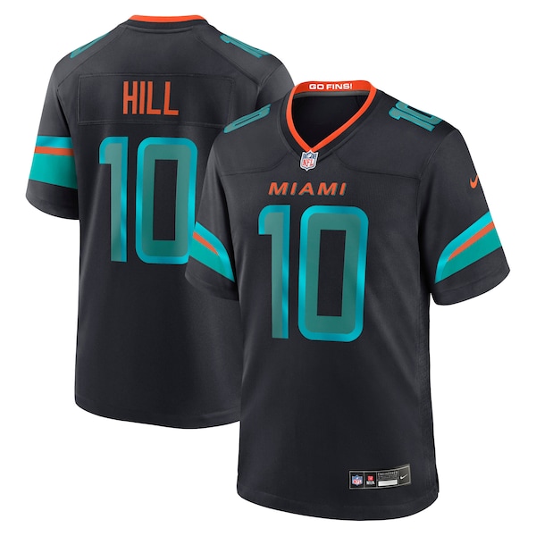 Tyreek Hill Miami Dolphins Nike 2025 Rivalries Collection Game Jersey - Pitch Blue