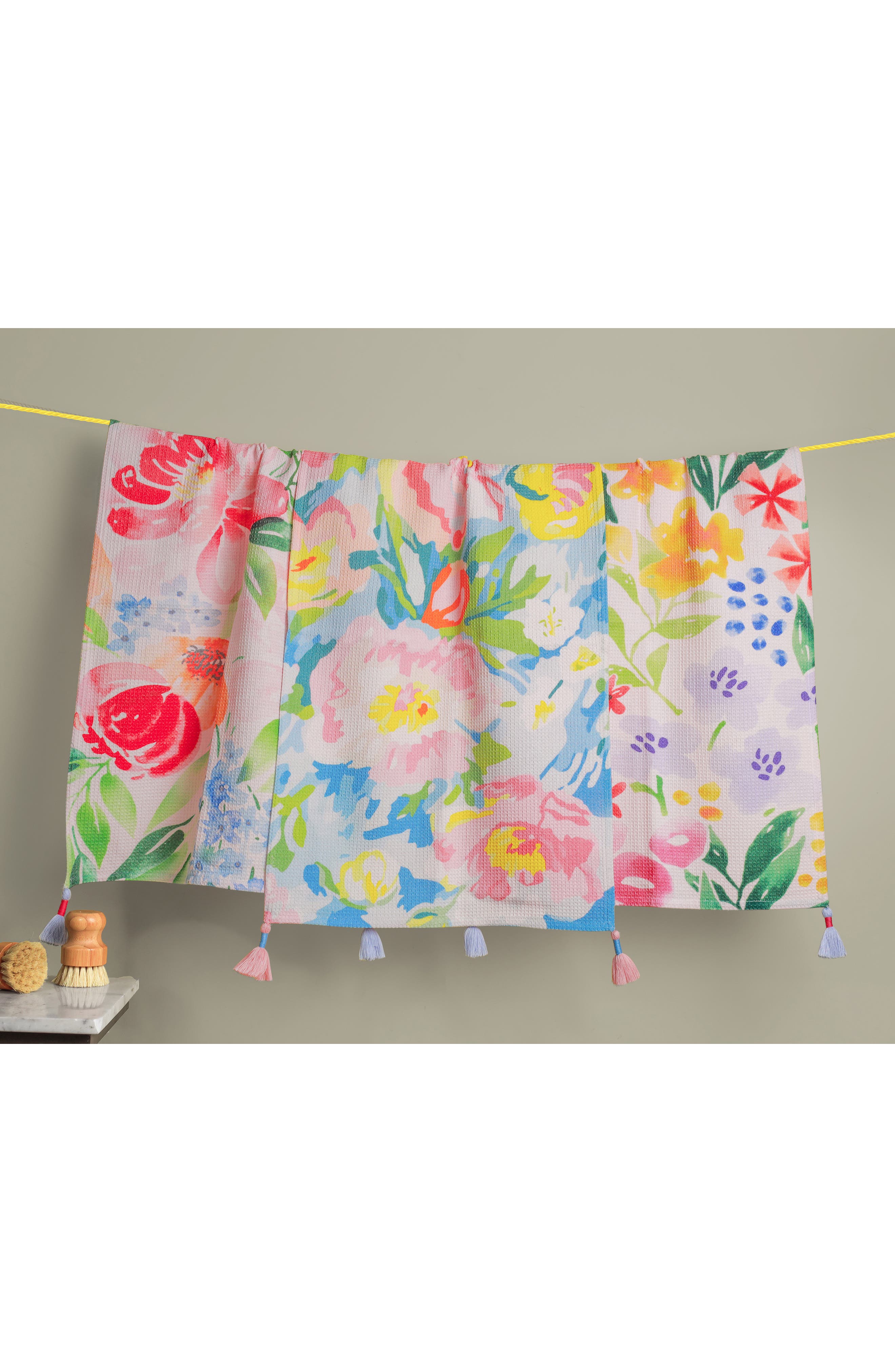 Tiramisu Set of Three The Secret Garden Kitchen Towels