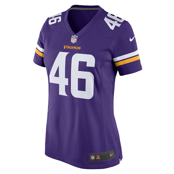 Aaron Dykes Minnesota Vikings Nike Women's Team Game Jersey - Purple