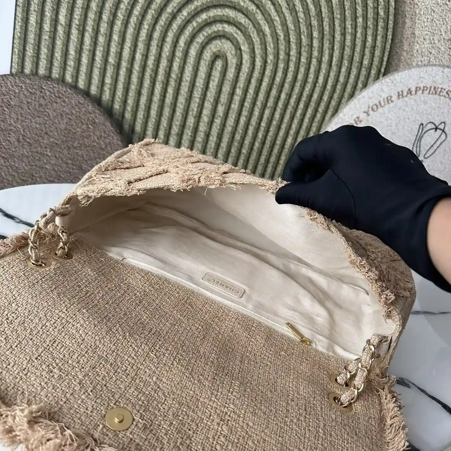 Chanel Woven Leather Shoulder Bag product photo from LabelPicks