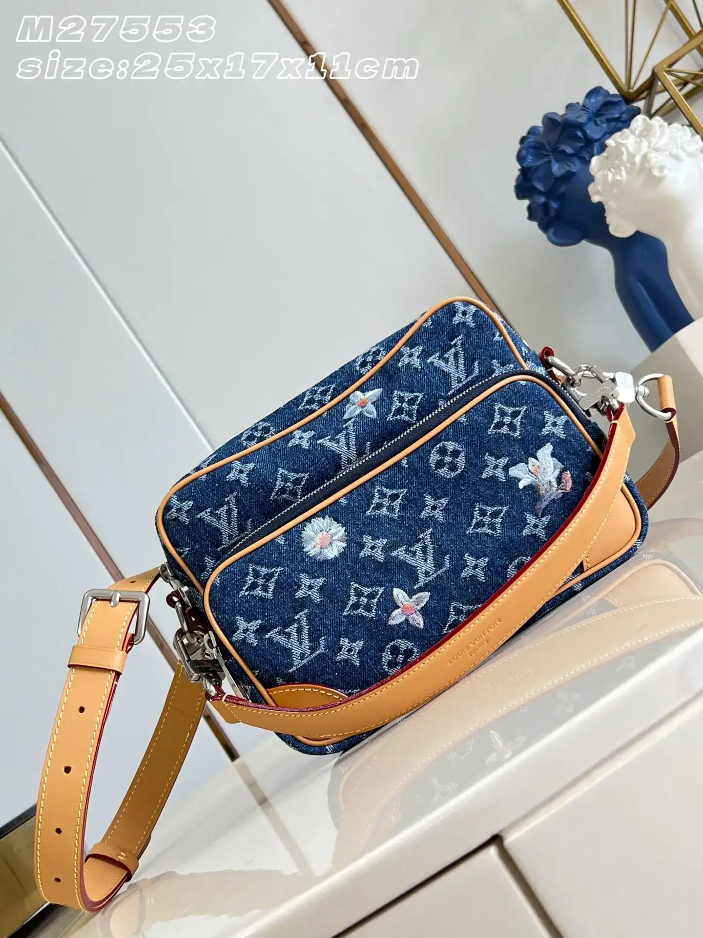 Louis Vuitton Red Denim Crossbody Bag product photo from LabelPicks