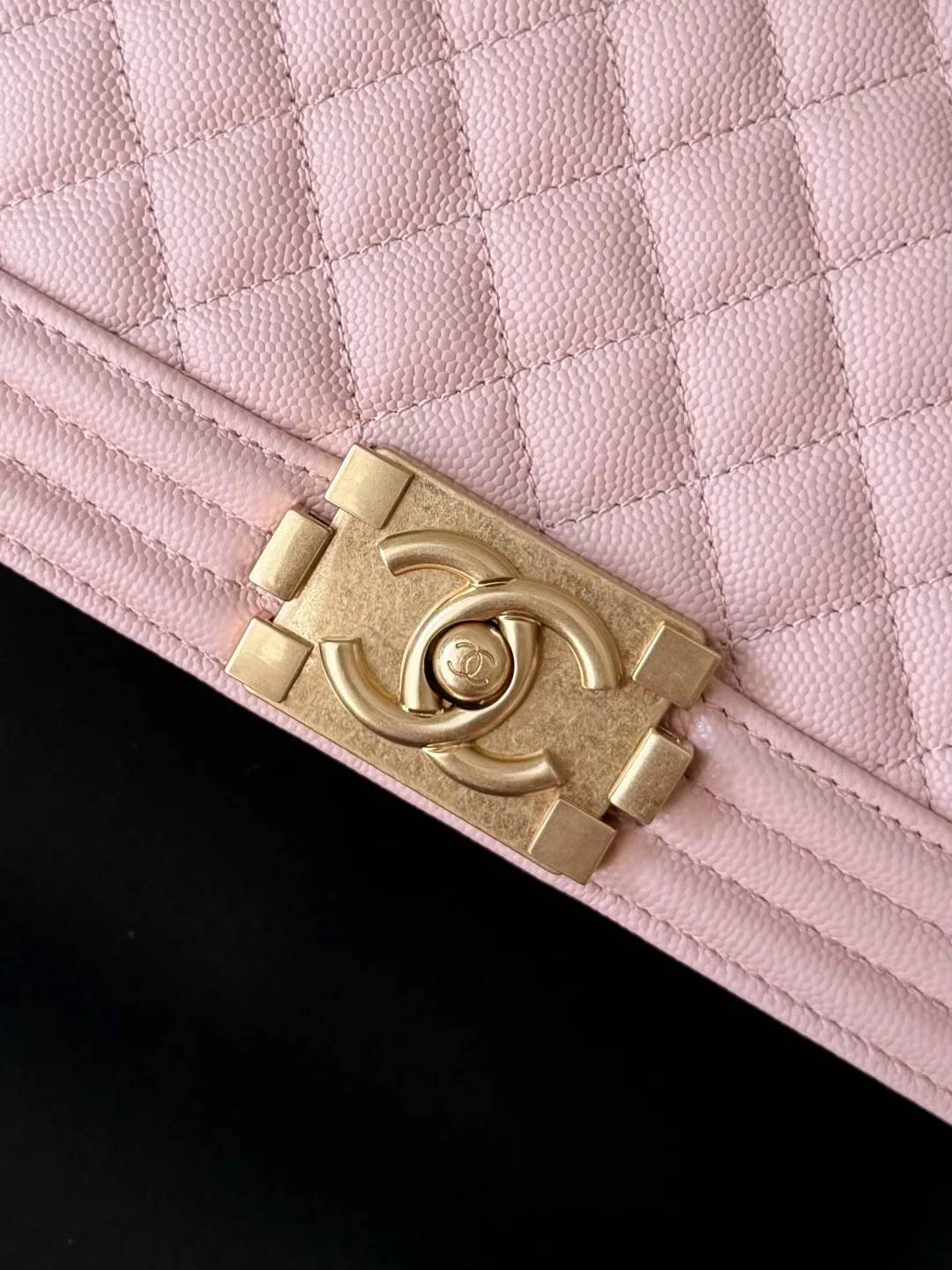Chanel Pink Quilted Leather Shoulder Bag product photo from LabelPicks