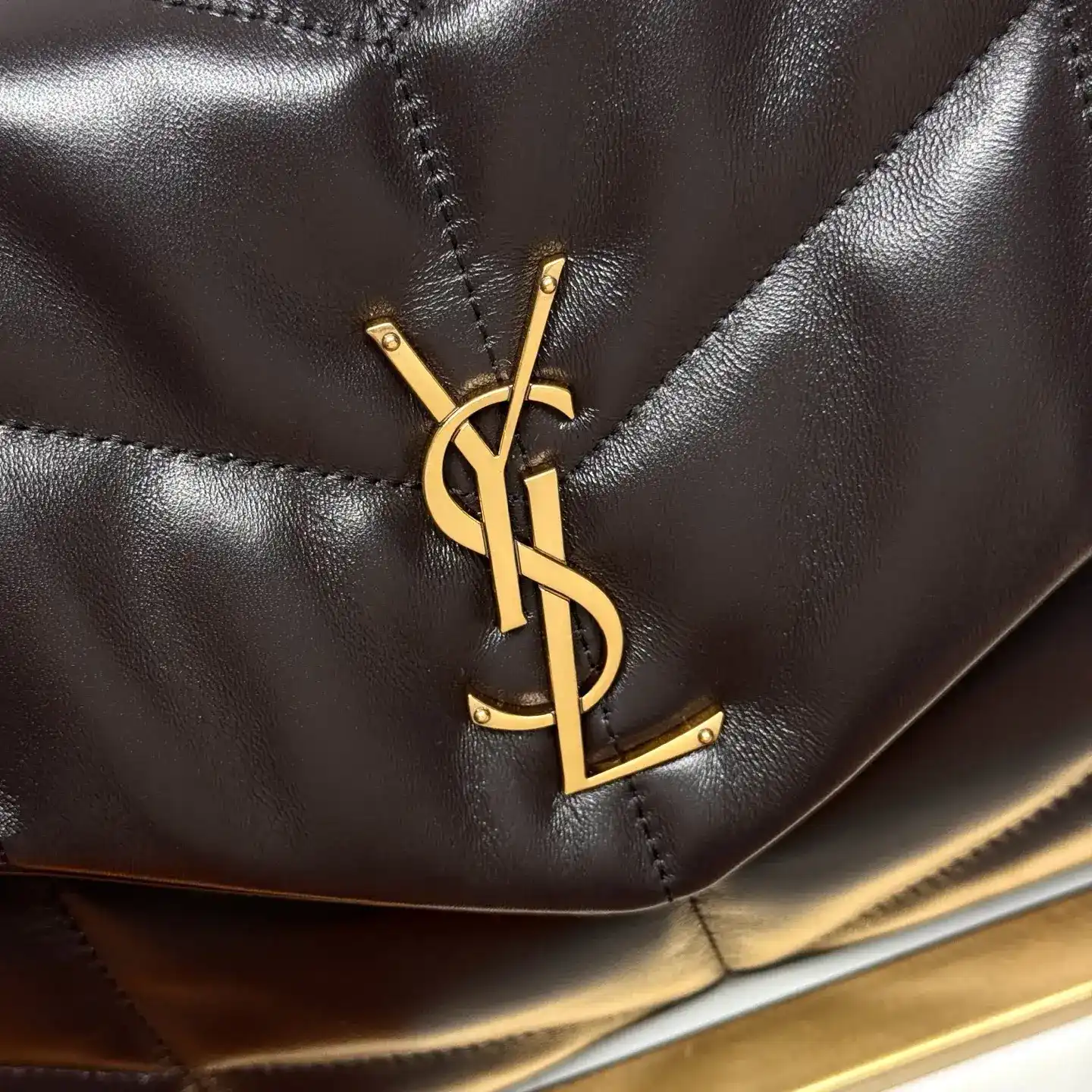 Saint Laurent Loulou Brown Quilted Leather Shoulder Bag product photo from LabelPicks