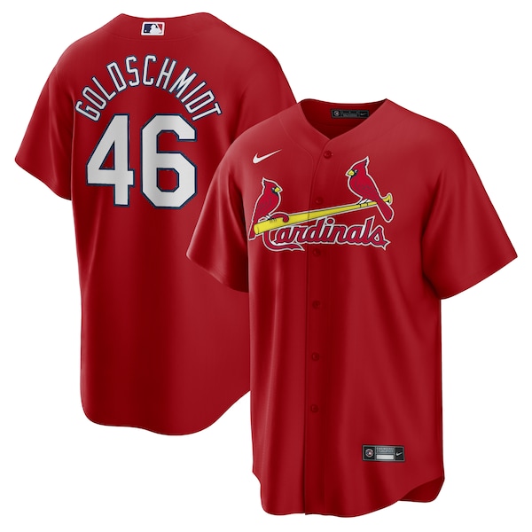 Paul Goldschmidt St. Louis Cardinals Nike Alternate Replica Player Name Jersey - Red/White