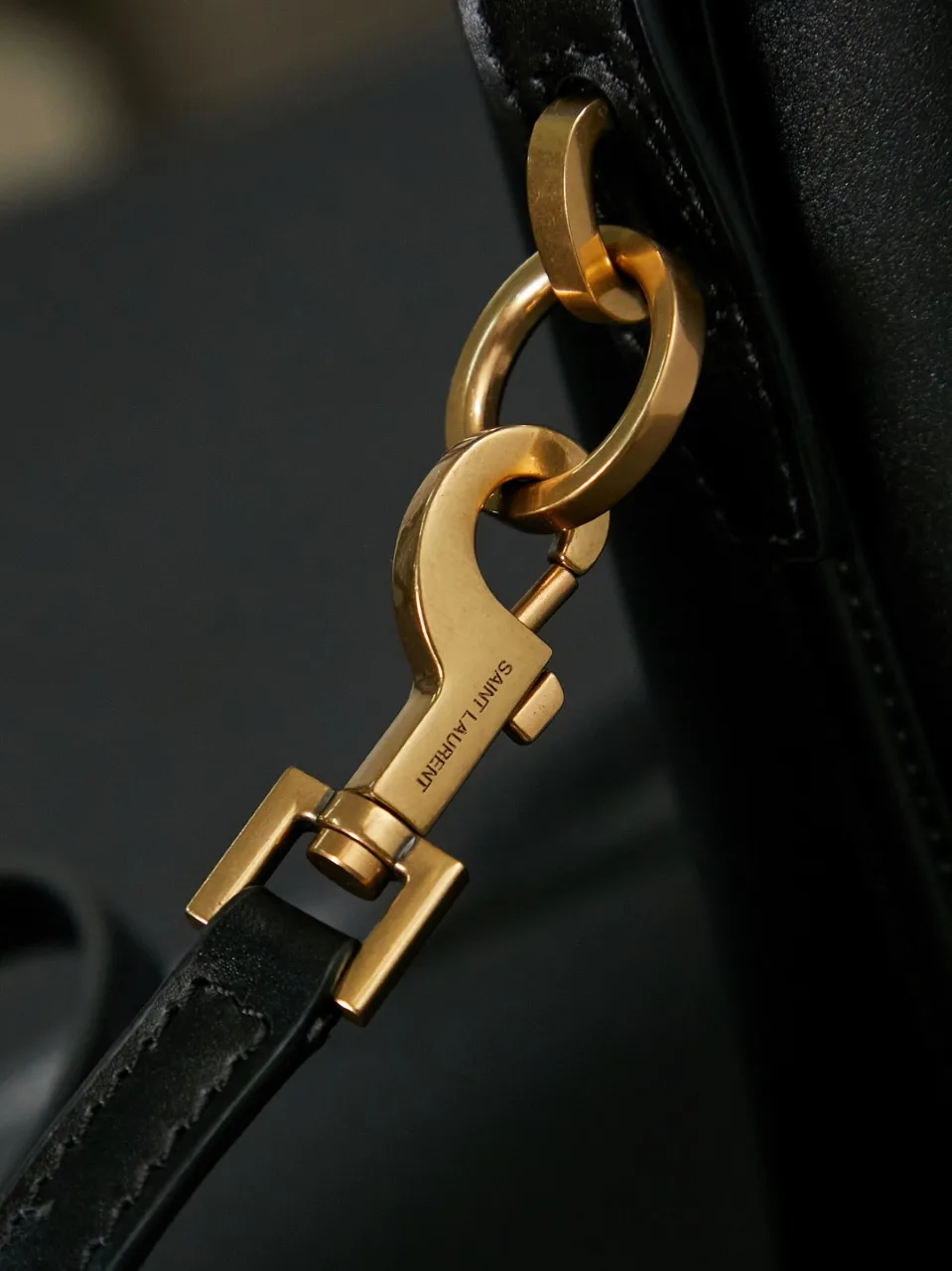 Saint Laurent Black Calfskin Bucket Bag product photo from LabelPicks