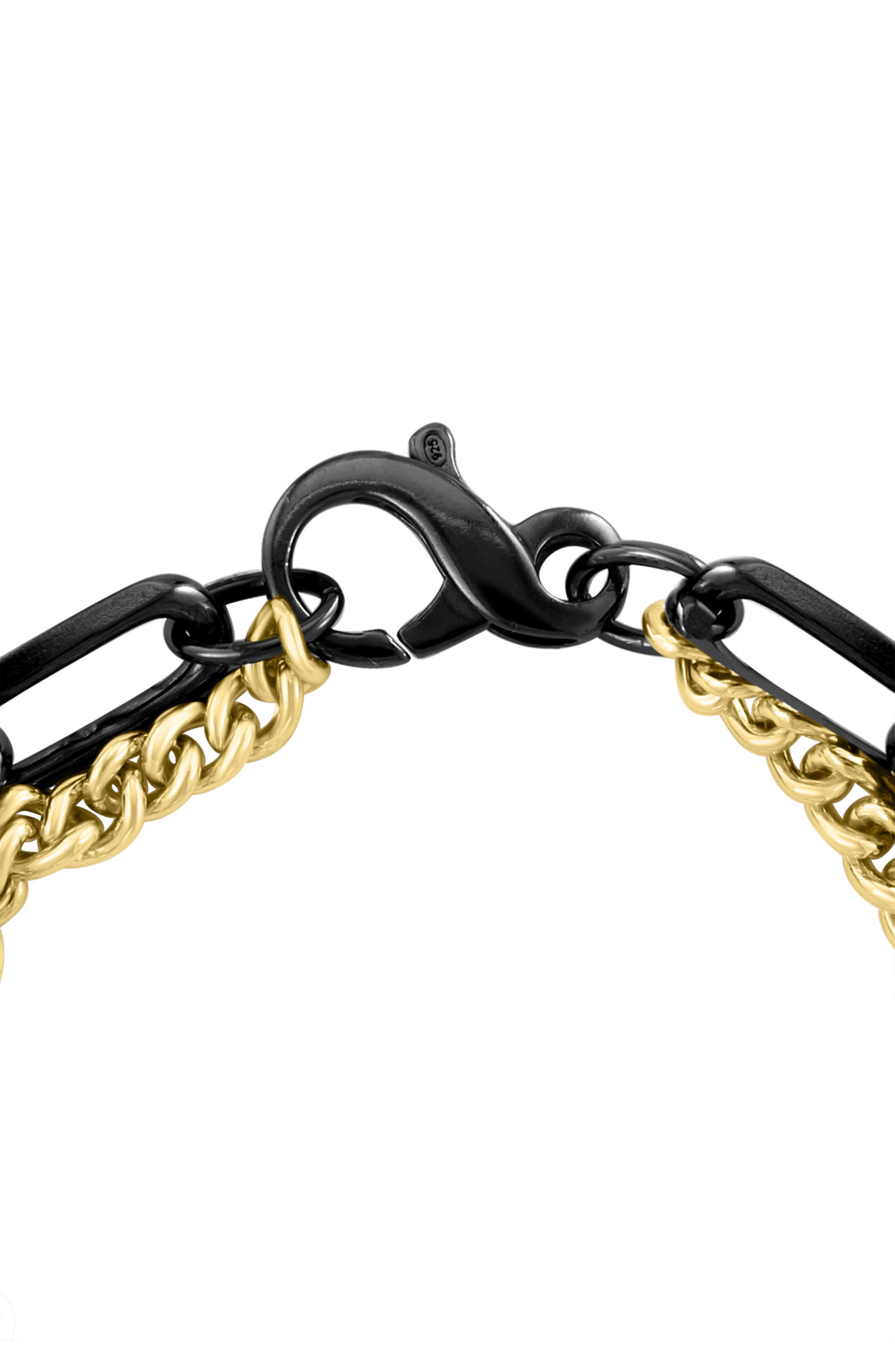 EFFY Men's Two-Tone Mixed Chain Bracelet
