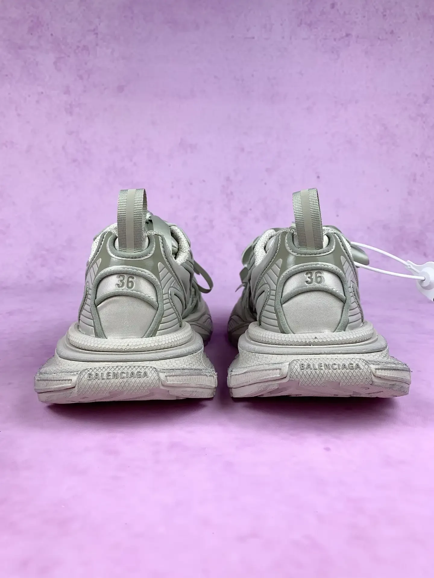 3XL Satin Bow Sneaker in Taupe product photo from LabelPicks